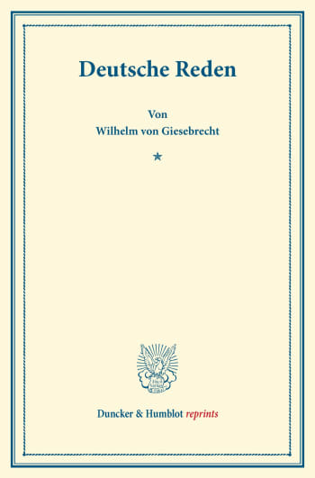 Cover: Deutsche Reden