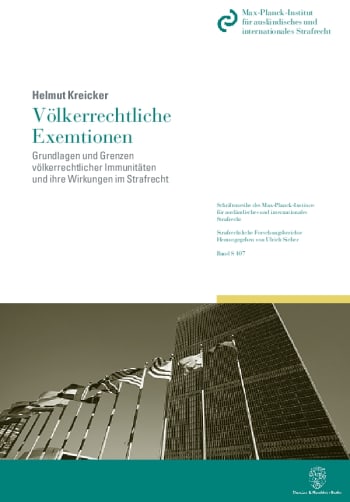 Cover: Völkerrechtliche Exemtionen