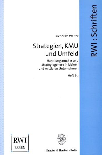 Cover: Strategien, KMU und Umfeld