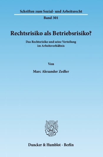 Cover: Rechtsrisiko als Betriebsrisiko?