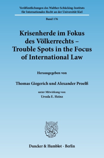 Cover: Krisenherde im Fokus des Völkerrechts / Trouble Spots in the Focus of International Law