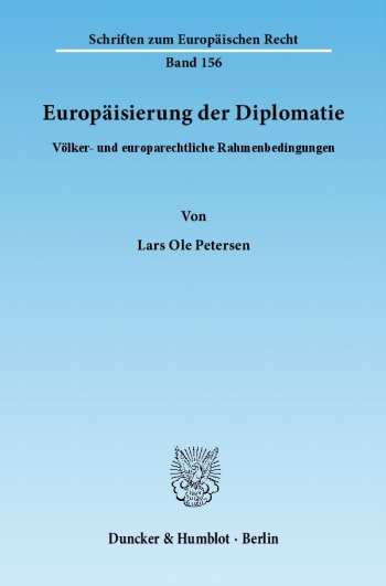 Cover: Europäisierung der Diplomatie