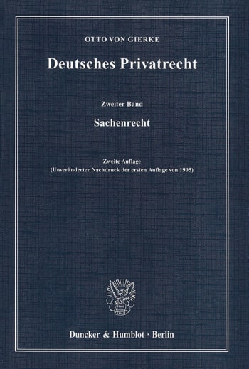 Cover: Deutsches Privatrecht