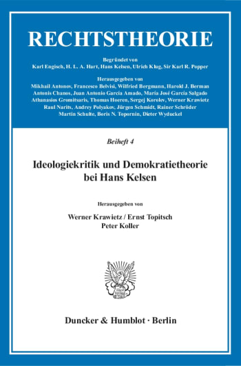 Cover: Ideologiekritik und Demokratietheorie bei Hans Kelsen