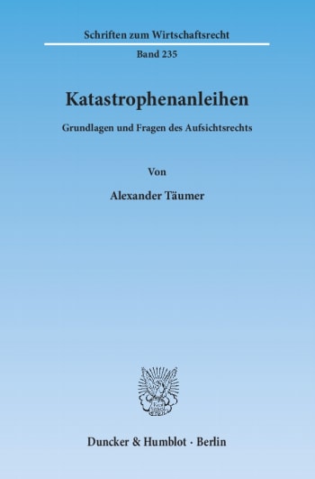 Cover: Katastrophenanleihen