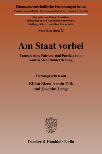 Cover: Am Staat vorbei