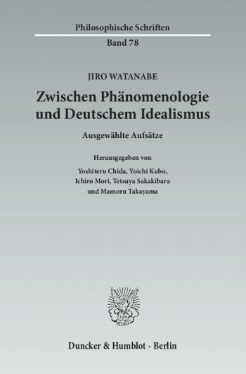 Cover: Zwischen Phänomenologie und Deutschem Idealismus