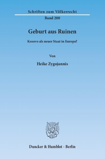 Cover: Geburt aus Ruinen