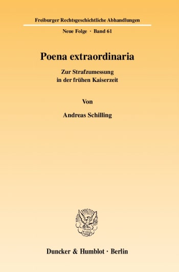 Cover: Poena extraordinaria