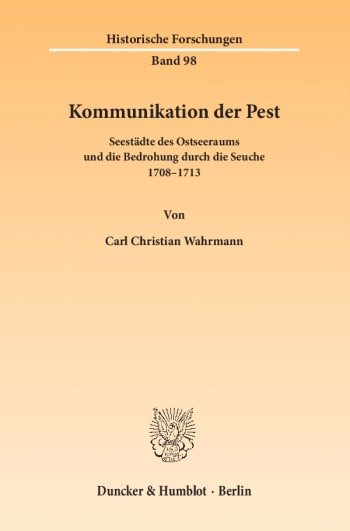 Cover: Kommunikation der Pest