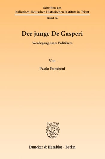 Cover: Der junge De Gasperi