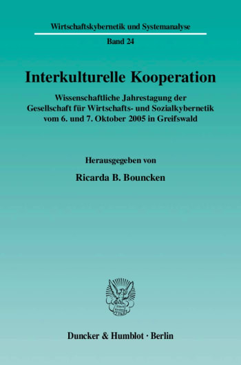 Cover: Interkulturelle Kooperation