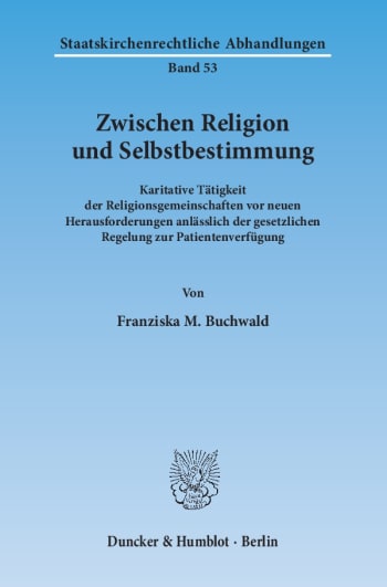 Cover: Zwischen Religion und Selbstbestimmung