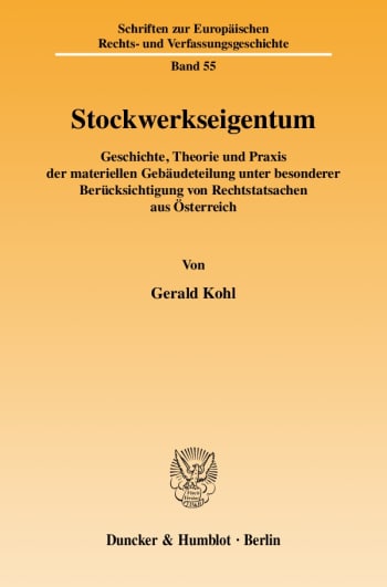 Cover: Stockwerkseigentum