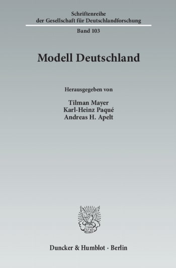 Cover: Modell Deutschland