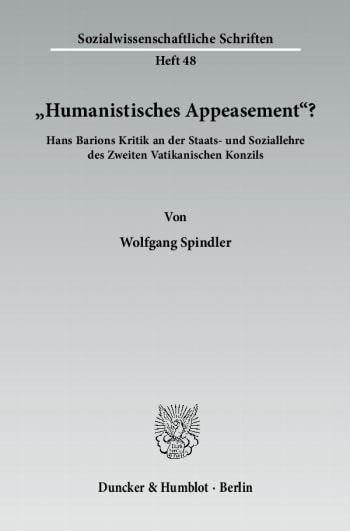 Cover: »Humanistisches Appeasement«?