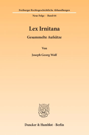 Cover: Lex Irnitana