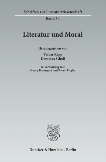 Cover: Literatur und Moral