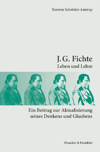 Cover: J. G. Fichte