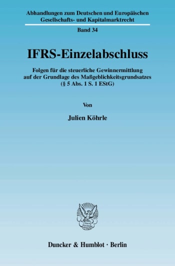 Cover: IFRS-Einzelabschluss