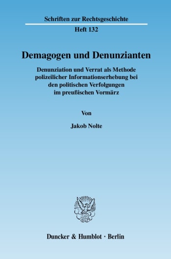 Cover: Demagogen und Denunzianten