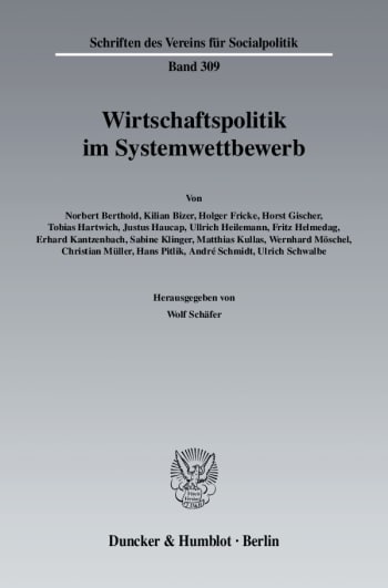 Cover: Wirtschaftspolitik im Systemwettbewerb