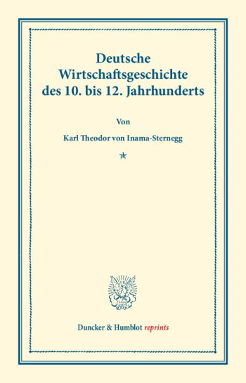 Cover: Deutsche Wirtschaftsgeschichte