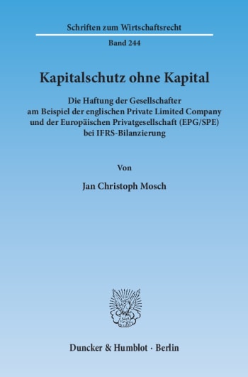 Cover: Kapitalschutz ohne Kapital