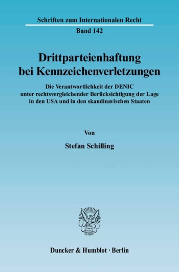 Cover: Drittparteienhaftung bei Kennzeichenverletzungen