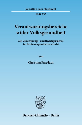 Cover: Verantwortungsbereiche wider Volksgesundheit