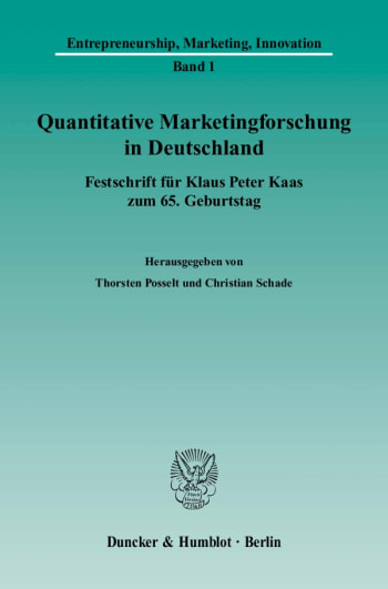 Cover: Quantitative Marketingforschung in Deutschland