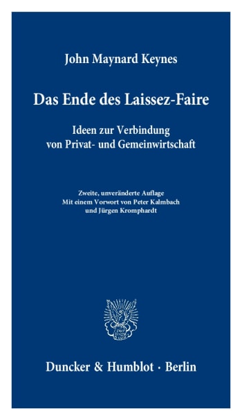 Cover: Das Ende des Laissez-Faire