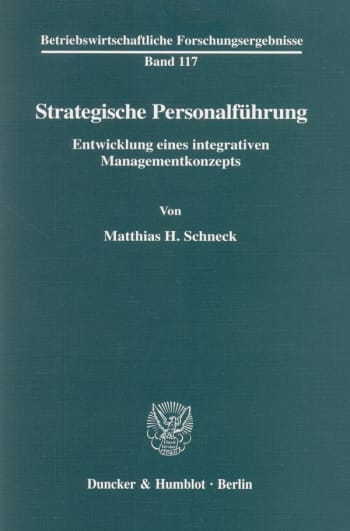 Cover: Strategische Personalführung