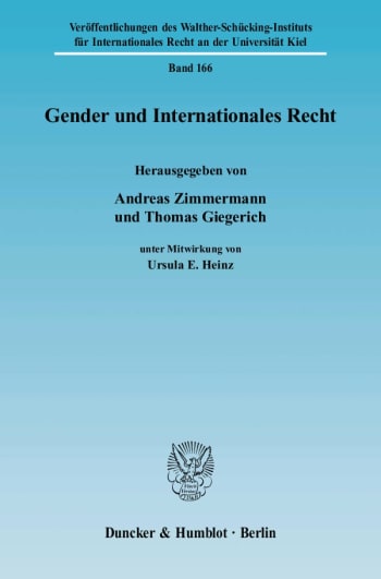 Cover: Gender und Internationales Recht