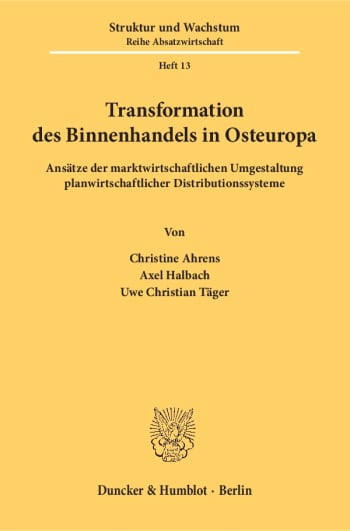 Cover: Transformation des Binnenhandels in Osteuropa