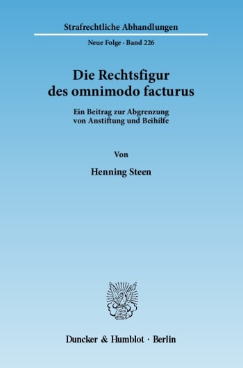 Cover: Die Rechtsfigur des omnimodo facturus