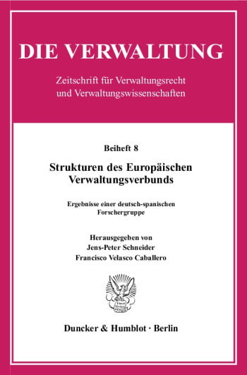 Cover: Strukturen des Europäischen Verwaltungsverbunds