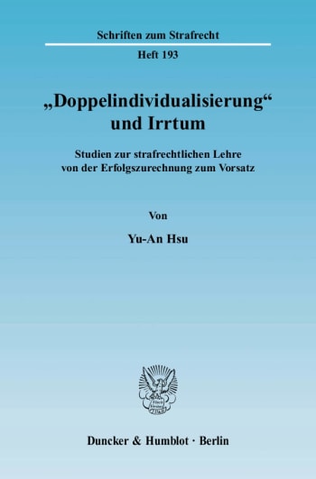 Cover: »Doppelindividualisierung« und Irrtum