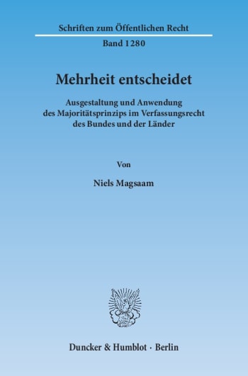 Cover: Mehrheit entscheidet