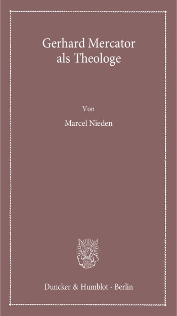 Cover: Gerhard Mercator als Theologe