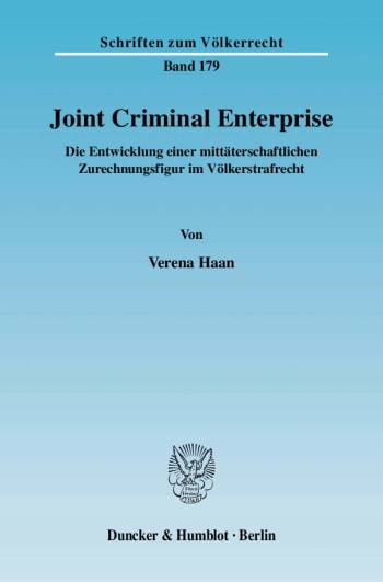 Cover: Joint Criminal Enterprise