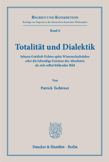 Cover: Totalität und Dialektik