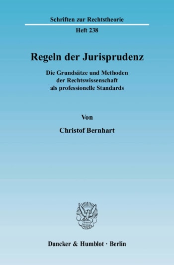 Cover: Regeln der Jurisprudenz