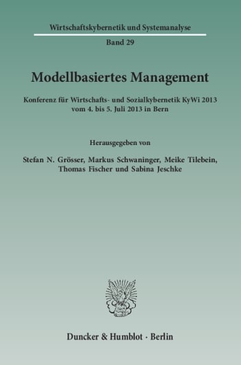 Cover: Modellbasiertes Management