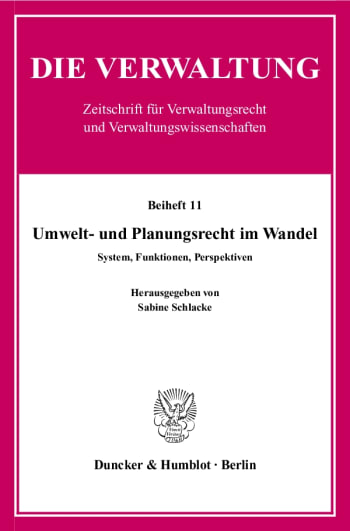 Cover: Umwelt- und Planungsrecht im Wandel