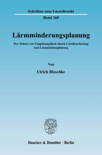 Cover: Lärmminderungsplanung