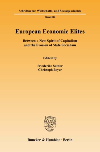 Cover: European Economic Elites