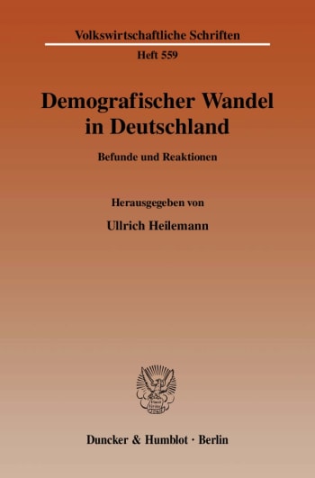 Cover: Demografischer Wandel in Deutschland