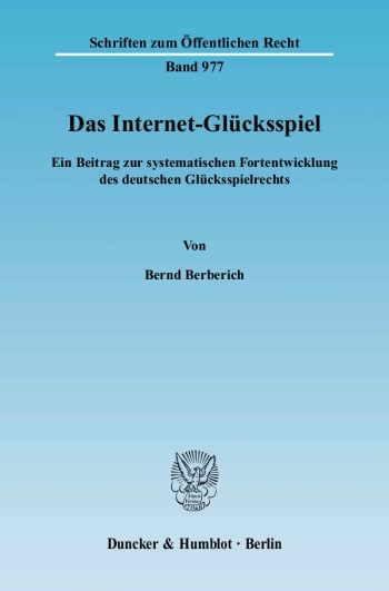 Cover: Das Internet-Glücksspiel