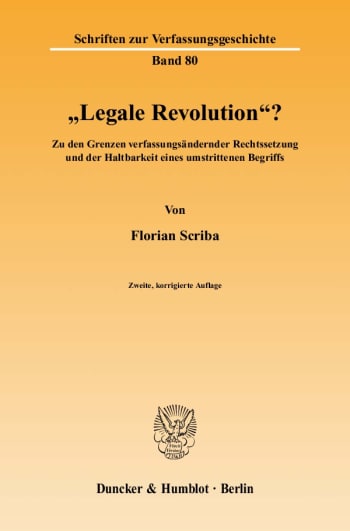 Cover: "Legale Revolution"?